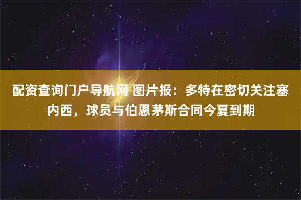 配资查询门户导航网 图片报：多特在密切关注塞内西，球员与伯恩茅斯合同今夏到期